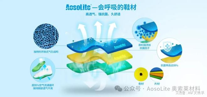 e奥索莱材料在运动鞋领域的开发应用新利体育网站入口解析AosoLit